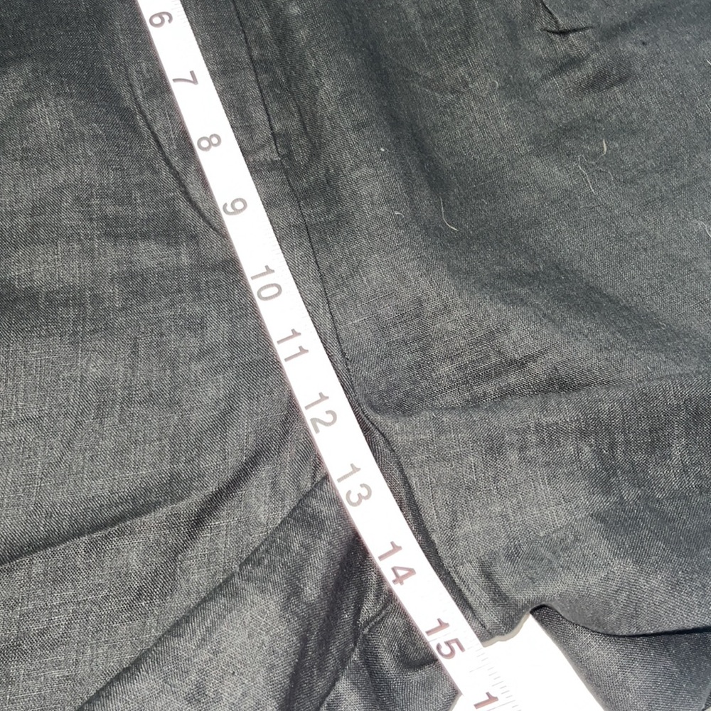 Yerse black linen shorts - Picture 11 of 12